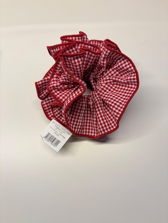 Sézane Red and White Gingham Scrunchie main image 5